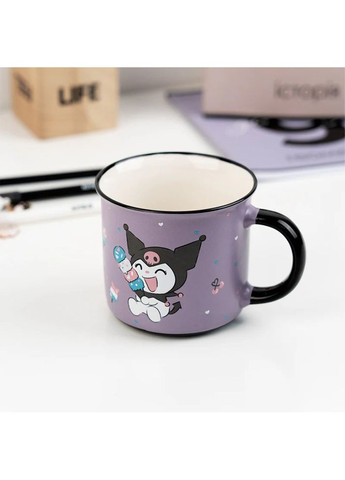 Набір чашок в подарункових упаковках Kuromi 350 мл HK25-217-2 4 шт Kite (368559512)