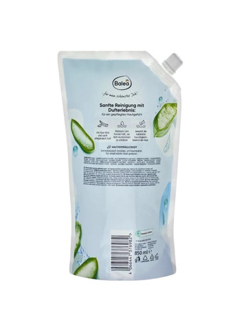Жидкое крем-мыло Sensitive для чувствительной кожи, запасной блок 850 мл Balea (368293580)