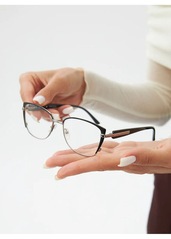 Жіночі класичні окуляри для корекції зору +4.50 із захистом BlueBlocker Gvest (369623910)