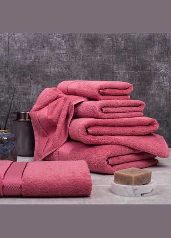 Aisha Home Textile полотенце махровое aisha - royal кораловый 50*90 (400 г/м2) розовый производство -