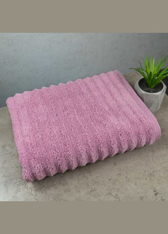 GM Textile набор махровых полотенец зеро твист 2шт 50x90см, 70x140см 550г/м2 (пудра) комбинированный производство - Узбекистан