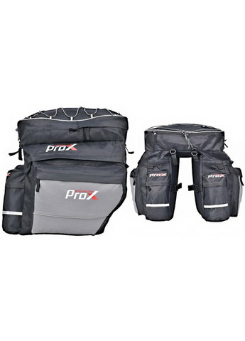 Велосумка на багажник Montana 602 43 л черная ProX (322291726)