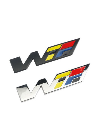 Эмблема надпись V-Series для 112х24мм Черная металл (на скотче) Cadillac (369611334)