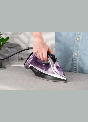 Праска IR-B2234, 2400Вт, 350мл, паровий удар, керам. підошва, фіолетово-чорний Ardesto (315601151)