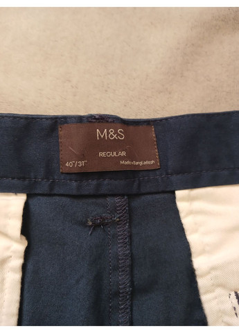 Чоловічі штани чіноси Marks & Spencer Regular fit (350614043)