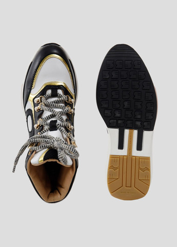 Высокие кожаные кроссовки Plain sport bia на шнурках Fratelli Rossetti комбинированные демисезоны (332192272)