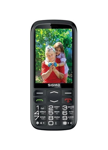 Телефон mobile Comfort 50 Optima черный аккумулятор 2500mAh TYPEC выход Sigma (293346547)