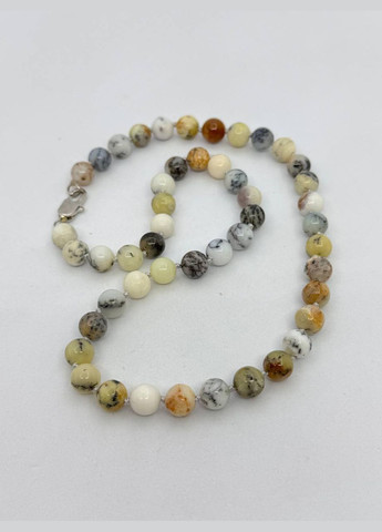 Намисто з яшмового опалу 8 мм 45 см Комбінований No Brand (337510831)