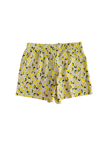Детские шорты для девочки 122-128 см Белый Желтый (250313071) Only (324622983)