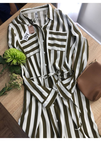 Оливкова (хакі) сукня сорочка з поясом розмір м JDY