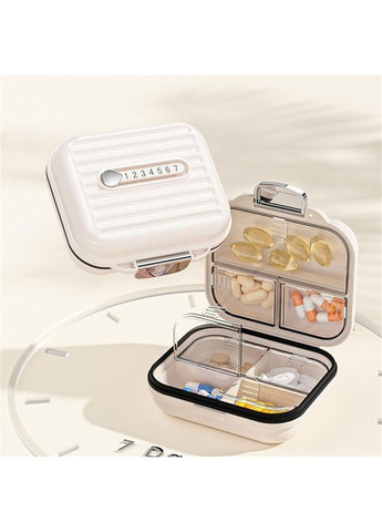 Портативный органайзер для таблеток на 7 отделений - вместительная таблетница Fashion, размер S More (369157001)