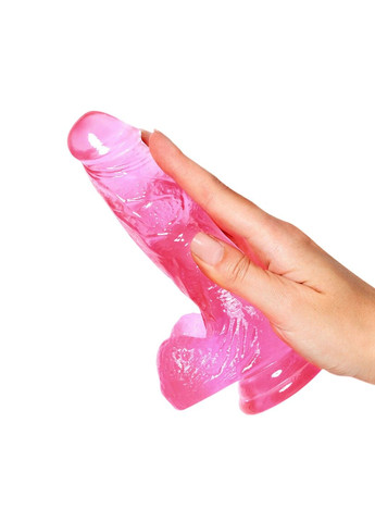 Розовый фаллоимитатор с присоской 15 см We Love (284279357)
