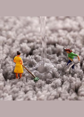 Коврик для ванной комнаты и душа коврик для ног в душевую, микрофибра, атиковзкий 50х80 см, принт папоротник No Brand (337342230)