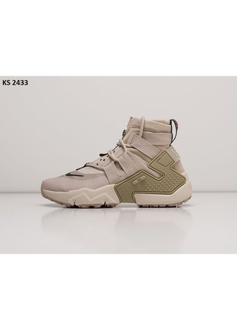 КРОССОВКИ ЖЕНСКИЕ NIKE AIR HUARACHE GRIPP BEIGE НАЙК АИР No Brand бежевые демисезоны (367169243)