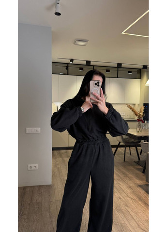 Теплий комбінезон з флісу— must-have цього сезону 😍 Luna чорний