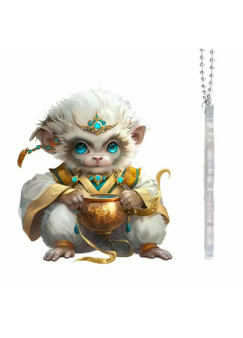 Брелок - підвіска на ключі у вигляді символу року за Китайським гороскопом з акрилу рік МАВПИ No Brand (314813457)