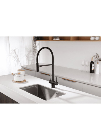 Змішувач з підключенням до фільтрованої води нержавіючий GFВ-56 Nett GFB-56 (352261561)