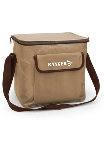 Термосумка 15L Brown (Арт. RA 9953) з нейлону 600D, об'єм 15 літрів, светоотражаючі елементи Ranger (395594303)
