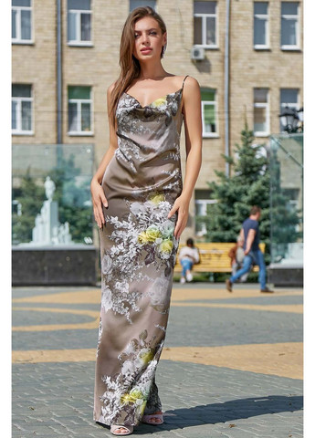 Кофейное платье 1175.3538 Seventeen