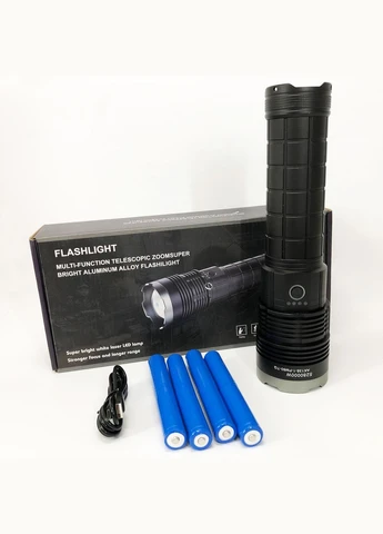 Ліхтар ручної моделі Police AK138-1 WHITE LASER LED PM60-TG 8х18650, USB-зарядка, Power Bank, зум No Brand (385327170)