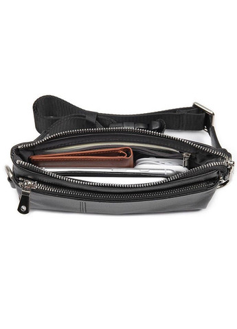 Чоловіча шкіряна сумка на пояс 23,5х13х1,5 см John McDee (315872521)