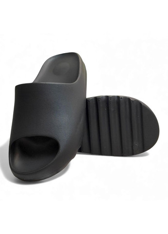 Черные женские шлепанцы размер 41 (26-26,5 см.) черного цвета Luck Line