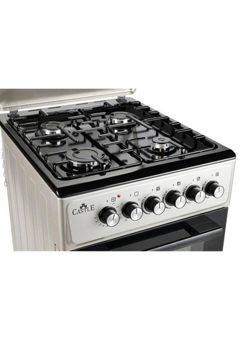 Плита комбінована CPG-50B (сіра) Castle (367073470)