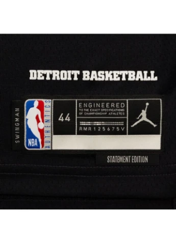 Майка Dri-Fit Nba Swingman Jersey Detroit Pistons Statement Edition Cade Cunningham Black DO9525-426 Air Jordan (398060897)