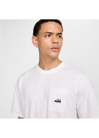 Біла чоловіча u nsw tee m90 snkr patch pkt hj0574-100 з коротким рукавом Nike футболка