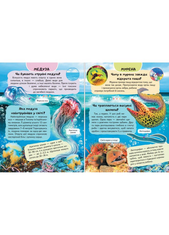Цікава енциклопедія "Тварини водного світу" Книга для дітей (9786178638313) Пегас (361894340)