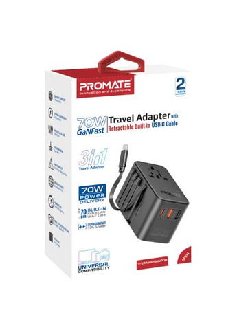 Зарядное устройство для Promate tripmate-gan70r (369881944)