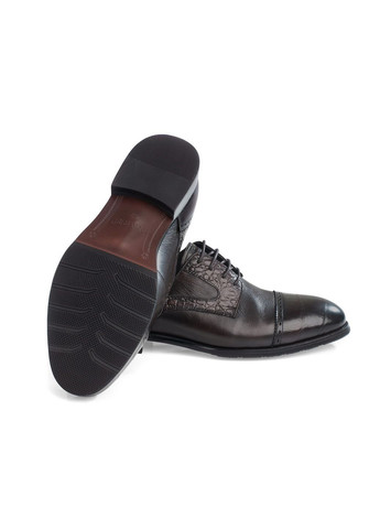 Темно-коричневые повседневные туфли Carlo Delari на шнурках