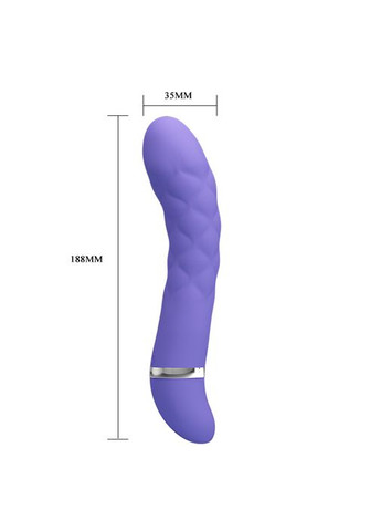 Вібратор для точки G, Truda, фіолетовий, 18.8 х 3.8 см Pretty Love (331171558)