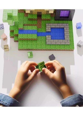 Магнитный конструктор Minecraft, кубики на магнитах детский Майнкрафт, 105 No Brand (377752483)