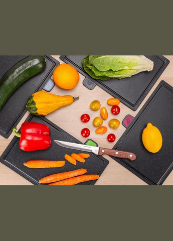 Набір дощок KM-5225 5 предметів чорний Kamille (369014280)