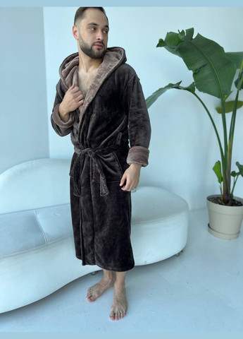 Мʼякий махровий халат з капюшоном Vakko (302457912)