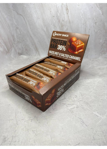 Протеиновый батончик со вкусом «Фундук-солона карамель» 36% протеина, 40 г No Brand (372805395)