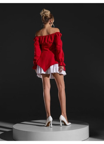 Червона плаття sa-682 червоне ISSA PLUS однотонна