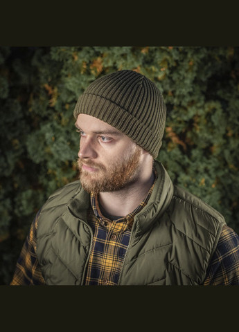 Шапка вязана 100% акрил Olive ( ) M-TAC (337142433)