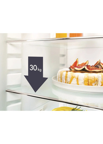 Холодильник CBNEF5735 с нижн. мороз., 201x66.5x70, холод.от.-167 л, мороз.от.-106л, 2 дв., A++, NF, нерж. LIEBHERR