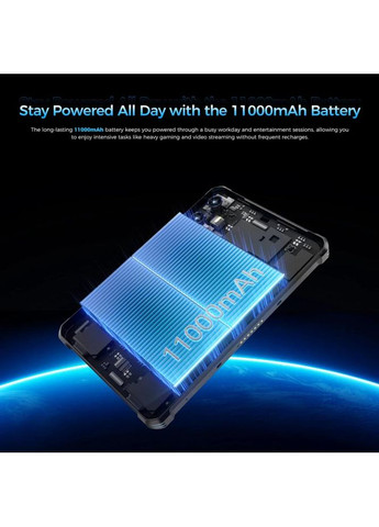 Планшет RT3 Plus 4/128GB LTE Black (RT3Plus_Black) Oukitel (344899409)