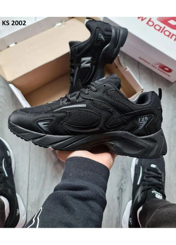 Чорні Осінні кросівки чоловічі new balance 725 black нью беланс 725 No Brand