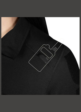 Чорна футболка w pani paladin t чорний Camotec