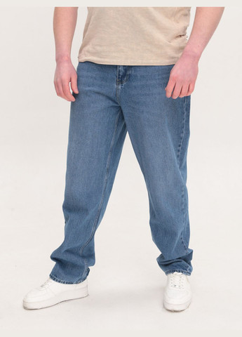 Джинси чоловічі сині МОМ з високою посадкою JEANSclub MOM (322999584)