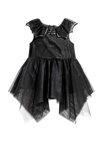 Чёрное вечернее платье,черный с принтом, H&M (278278720)