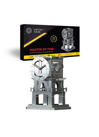 Коллекционная модель-конструктор Master of Time механическая часовая башня MT048 Metal Time (267507729)