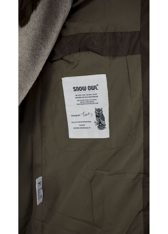 Коричневый зимний Пуховик No Brand