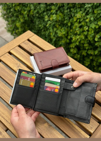 Мужской кожаный кошелек люкс, мужское портмоне натуральная кожа HORTON 301B Marco Coverna (359398553)