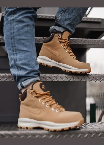 Коричневые кроссовки manoa leather Nike