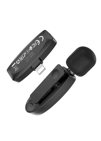 Бездротова мікрофонна система Crystal lavalier wireless digital microphone (6931474789020) Hoco L15 iP (372685508)